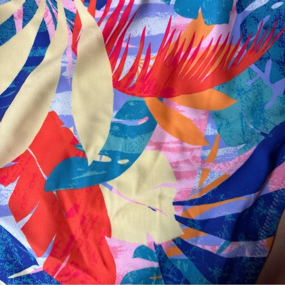 Floral Bikini Bottom Blue Red Yellow Pink Old Navy Woman's Size 4X NWT! - Picture 16 of 16